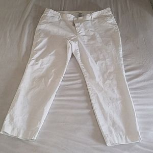 Old Navy White Pixie Pants